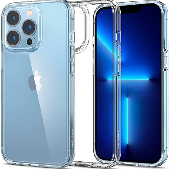 Spigen Ultra Hybrid [Anti-Yellowing Technology] Designed for iPhone 13 - Picture 1 of 8